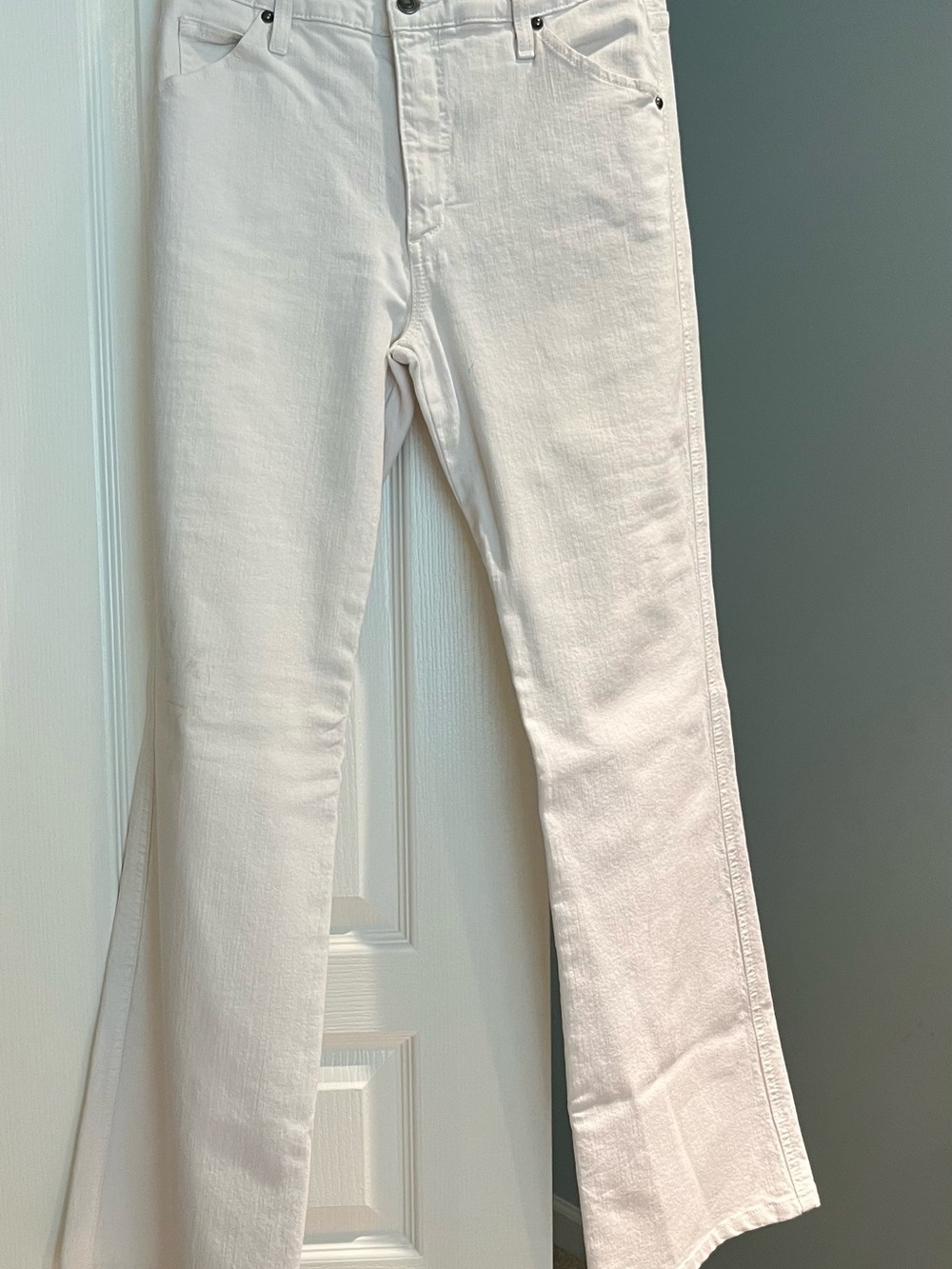 Joe's Jeans White high rise flared Jeans